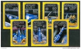 HUNGARY - 1975.Apollo Soyuz Space Project Cpl.Set MNH! Mi:3046-3052. - Collections