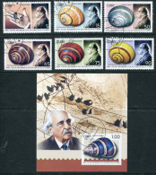 Cuba 2008 - Carlos De La Torre & Sea Shells (Complete Set + 1 Block) - Used Stamps
