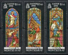 Montserrat 1990 - Easter SG814-816 VFU Cat £8.25 SG2015 - Montserrat