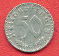 ZC1517 / - 50 REICHSPFENNIG - 1939 ( J ) - Germany Deutschland  Allemagne Germania - Coins Munzen Monnaies Monete - 50 Reichspfennig