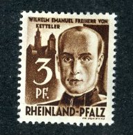 7308  Rheinland 1947  ~ Michel #2yI  ( Cat.€1. )  M*- Offers Welcome! - Renania-Palatinato