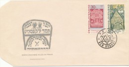 Czechoslovakia / First Day Cover (1966/27 A) Praha (1): Jewish Monuments - Veil Of The Temple, Tomb David Gans (1613) - Joodse Geloof