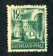 7310  Rheinland 1947  ~ Michel #4vwI  ( Cat.€3.50 )  M*- Offers Welcome! - Rhine-Palatinate