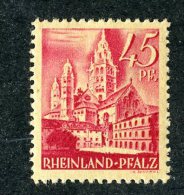 7315  Rheinland 1947  ~ Michel #10  ( Cat.€4. )  M*- Offers Welcome! - Renania-Palatinato