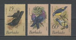 BARBADES 1982  N° 545/547 ** Neufs = MNH Superbes  Cote 18,50 € Faune Oiseaux Birds Fauna Animaux - Barbades (1966-...)