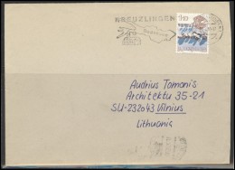 SWITZERLAND Postal History Brief Envelope CH 003 Slogan Special Cancellation KREUZLINGEN - Brieven En Documenten