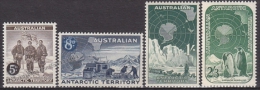 Australian Antartic Territory 1959 Yvert 2-5, Definitive Set - MNH - Ungebraucht