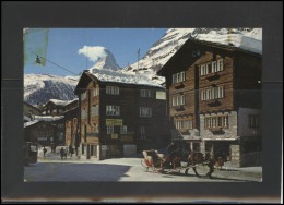 SWITZERLAND Postal History Brief Postcard CH 009 Slogan Special Cancellation ZERMATT - Briefe U. Dokumente