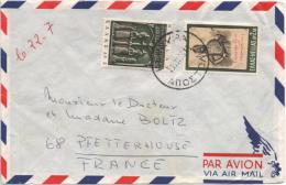 GRECE Lettre Par Avion 1968 Ipsos (Grèce) ►Pfetterhouse (Alsace) Cachet - Storia Postale