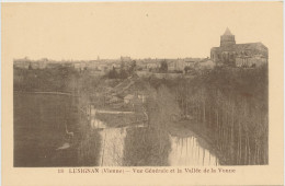 Lusignan (Vienne) Vue Générale Et La Vallée De La Vonne - Lusignan