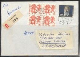 SWITZERLAND Postal History Brief Envelope CH 018 Personalities KEMPTTHAL - Storia Postale