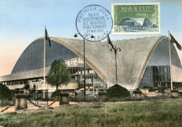 La  Défense Palais Du CNIT Carte Maxi 1959 - La Defense