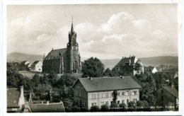 S4 Sarre Saargebiet  Carte Postale Dudweiler Kath. Kirche Avec Mi160 Pour La Suisse - Brieven En Documenten