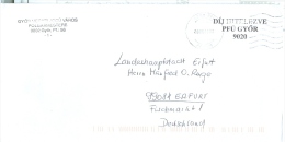 Ungarn Györ TGST + Port Paye -Stempel 2007 Bürgermeister Brief Nach Deutschland - Hojas Completas