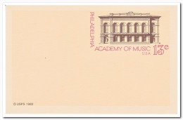 USA 1982, Postcard Unused, Philadelphia Academy Of Music - 1981-00