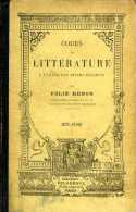 Scolaire : Cours De Littérature : Molière Par Félix Hémon - 18 Años Y Más