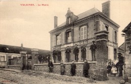 VULAINES-SUR-SEINE LA MAIRIE ET L'ECOLE ENFANTS QUI SORTENT - Rebais