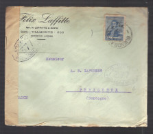 ARGENTINE 1914/1918 Usages Courants Obl. S/enveloppe Censure Militaire Française - Covers & Documents