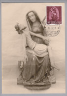 Liechtenstein 1957-12-16 Maximumkarte "Pieta" Mit Zu#308, Mi#364 - Used Stamps