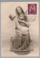 Liechtenstein 1957-12-16 Maximumkarte "Pieta" Mit Zu#308, Mi#364 - Gebraucht