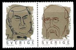 (041) Sweden / Suede  Nobel Prize Winners  ** / Mnh  Michel 2141-42  Below Face / Sous Facial - Neufs