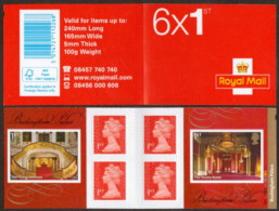 Great Britan  2014  Buckingham Palace  Boekje Zelfklevend    Postfris/mnh/neuf - Neufs