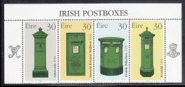 Ireland MNH Scott #1149a Strip Of 4 Different 30p Postboxes - Ungebraucht