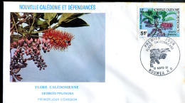 FDC Nouvelle Calédonie : Flore Calédonienne - Nouméa 18 Mars 1981 - FDC