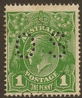 AUSTRALIA 1924 OS 1d KGV SG O79 HM #BH262 - Oficiales