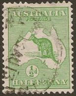 AUSTRALIA 1913 1/2d Roo SG 1 U #BH346 - Gebruikt