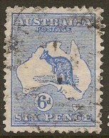 AUSTRALIA 1913 6d Roo SG 9 U #BH352 - Gebruikt