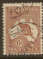 AUSTRALIA 1929 6d Roo SG 107 U #BH214 - Used Stamps