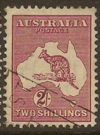 AUSTRALIA 1929 2/- Roo SG 110 U #BH217 - Oblitérés