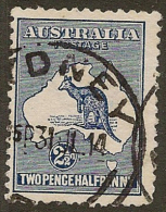 AUSTRALIA 1913 2 1/2d Roo SG 4 U #BH351 - Used Stamps