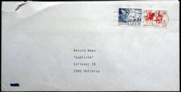 Denmark 1990   Letter MiNr.727-28 ( Lot 3140 ) - Lettres & Documents