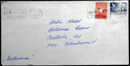 Denmark 1990   Letter MiNr.728,735 ( Lot 3139 ) - Lettres & Documents
