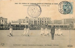63 CLERMONT FERRAND - Fête Fédérale De L'union Des Sté De Gymnastique - La Sté "Ligure Christoforo Colombo" - Clermont Ferrand