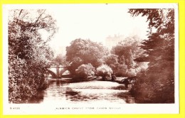 * Alnwick Castle (England - United Kingdom - Northumberland) * (S 4035) Chain Bridge, Rare, Chateau, Old Photo - Andere & Zonder Classificatie