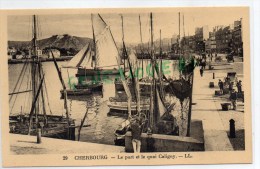 50 - CHERBOURG -  LE PORT ET LE QUAI CALIGNY - Cherbourg