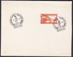 Yugoslavia 1953, Card W./ Special Postmark "National House, Partizan Ljubljana", Ref.bbzg - Brieven En Documenten
