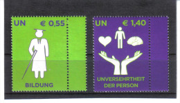 UPU516  UNO WIEN 2008  MICHL 543/44 ** Postfrisch - Unused Stamps