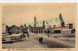 50 - CHERBOURG - VUE D' ENSEMBLE DE LA GARE MARITIME - Cherbourg