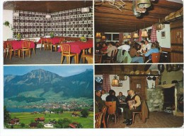 Lungern Rest. Bahnhof Mit Originellem Alpstubli 1977 - Lungern