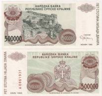 CROATIA 500.000 DINARA 1993. UNC P-R23 - Croacia