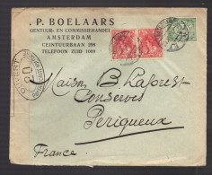 PAYS-BAS 1914/1918 Usages Courants Obl. S/enveloppe Censure Militaire Française - Cartas & Documentos