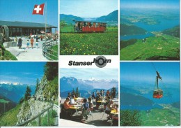 Stanserhorn, Mehrbild-AK - Stans