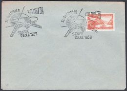 Yugoslavia 1959, Cover W./special Postmark "Painting Colony, Senta", Ref.bbzg - Brieven En Documenten