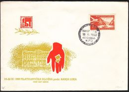 Yugoslavia 1959, Illustrated Cover" Philatelic Exibition In Banja Luka" W./special Postmark "Banja Luka", Ref.bbzg - Briefe U. Dokumente