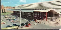 1960 ROMA CARTOLINA PANORAMICA 10X21,5 STAZIONE TERMINI V SEE 2 SCANS - Stazione Termini