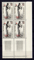 REUNION N° 357 Neufs Sans Charnieres En Bloc De Quatre Coin De Feuille - Unused Stamps
